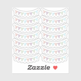 シャビーシックカントリーパーティーバンティングプランナーシート シール