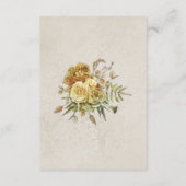 シャビーシッククリームと金ゴールドバラ結婚ズ詳細 エンクロージャーカード (裏面)