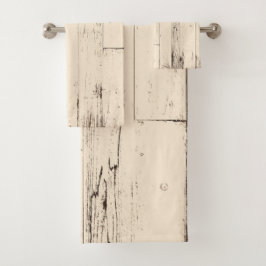 シャビーシッククリームウッドファームハ素朴ウスハウス バスタオルセット