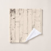 シャビーシッククリームウッドファームハ素朴ウスハウス バスタオルセット (ウォッシュタオル)