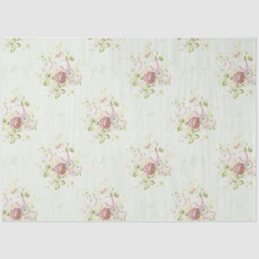 シャビーシックコラージシリーズデザイン10 薄葉紙 (正面)