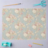 シャビーシックコラージシリーズデザイン12 薄葉紙 (クラフト)