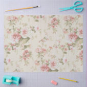 シャビーシックコラージシリーズデザイン15 薄葉紙 (クラフト)