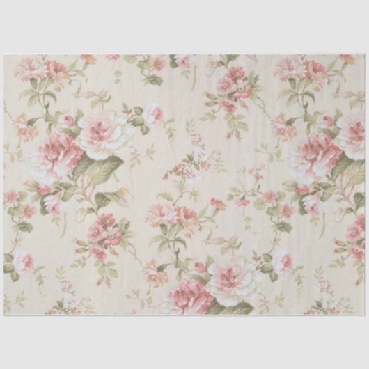 シャビーシックコラージシリーズデザイン15 薄葉紙 (正面)