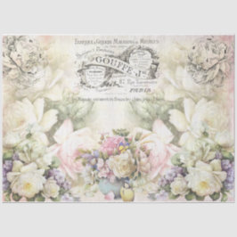 シャビーシックコラージシリーズデザイン3 薄葉紙