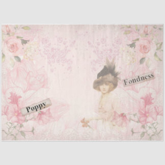シャビーシックコラージュシリーズデザイン16 薄葉紙