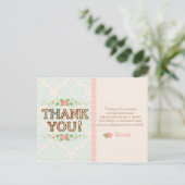 シャビーシックサンキューカード ポストカード (スタンド正面)