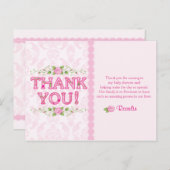 シャビーシックサンキューカード ポストカード (正面/裏面)