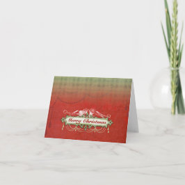 シャビーシックシャンデリアクリスマス裁縫 シーズンカード