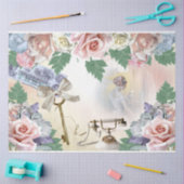 シャビーシックシリーズデザイン21 薄葉紙 (クラフト)