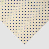 シャビーシックシンプルネイビーブルーハートオーバークリーム 薄葉紙 (詳細)