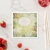 シャビーシックスウィート100誕生日&ワイルドフラワーズ スタンダードカクテルナプキン (インサイチュ)