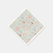 シャビーシックティーパーティーブライダルシャワー スタンダードカクテルナプキン (角)
