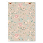 シャビーシックティーパーティーブライダルシャワー テーブルナンバー (裏面)