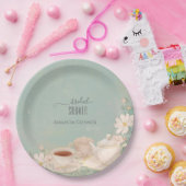 シャビーシックティーパーティーブライダルシャワー ペーパープレート (パーティー)