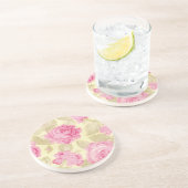 シャビーシックバラサンドストーンコースター コースター (側面)