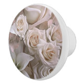 シャビーシックバラフローラ素朴ファームハエレガントウス セラミックノブ (右)