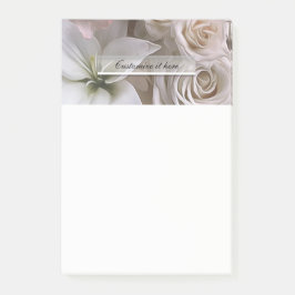 シャビーシックバラフローラ素朴フラワーズカスタム ポストイット