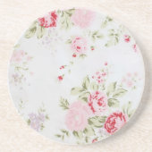 シャビーシックバラフローラ コースター (正面)