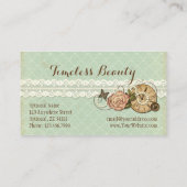 シャビーシックバラ&素朴ヴィンテージジュエリーブティック 名刺 (裏面)