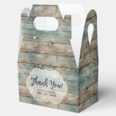 シャビーシックパステルウッド結婚ズ フェイバーボックス (オープン)