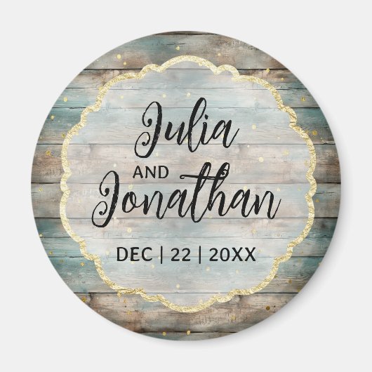 シャビーシックパステルウッド マグネット (正面)