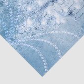 シャビーシックパールブルーホワイトシャンデリアズデコップページ 薄葉紙 (詳細)