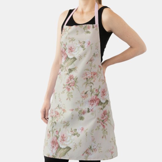 シャビーシックピンクシリーズデザイン2 エプロン (インサイチュ)