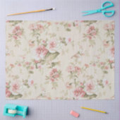 シャビーシックピンクシリーズデザイン2 薄葉紙 (クラフト)