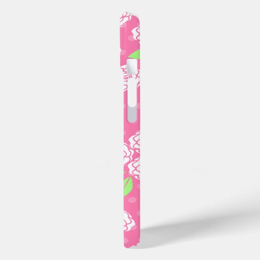 シャビーシックピンクフローラ Case-Mate iPhoneケース (裏面 / 左)