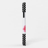 シャビーシックピンクロセス水玉模様 Case-Mate iPhoneケース (裏面/右)