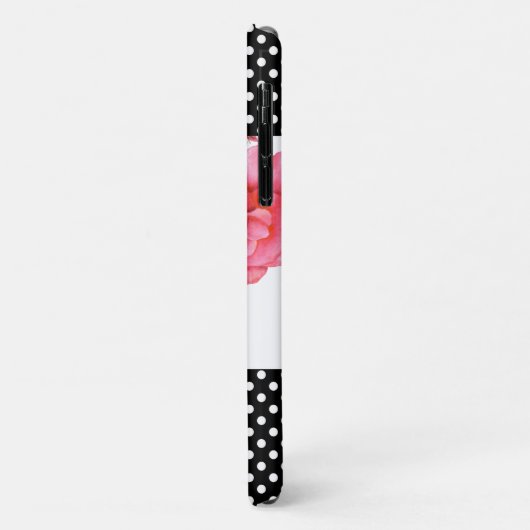 シャビーシックピンクロセス水玉模様 Case-Mate iPhoneケース (裏面/左)