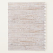 シャビーシックピンクローゼオンカントリー素朴バーンウッド プランナー手帳 (裏面)