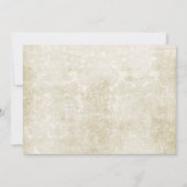 シャビーシックフォト卒業パーティー招待状 招待状 (裏面)