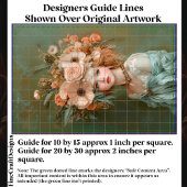 シャビーシックフローラポートレート、ピーチCN1デクページ 薄葉紙