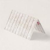 シャビーシックフローラ素朴ウッドヴィンテージありがとう (裏面)