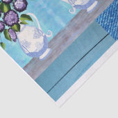 シャビーシックフローラ花瓶ティッシュペーパーfor DIY 薄葉紙 (詳細)