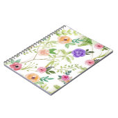 シャビーシックフローラ ノートブック (左側)