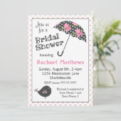 シャビーシックブライダルシャワー 招待状 (スタンド正面)