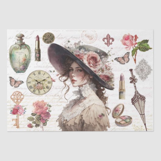 シャビーシックプロジェクトティッシュペーパー 薄葉紙 (正面)