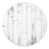 シャビーシックホワイトウッドファームハ素朴ウスハウス セラミックノブ (正面)