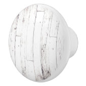 シャビーシックホワイトウッドファームハ素朴ウスハウス セラミックノブ (右)