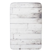 シャビーシックホワイトウッドファームハ素朴ウスハウス バスマット (正面縦)