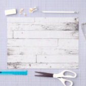 シャビーシックホワイトウッド素朴ファームハ結婚ウス 薄葉紙