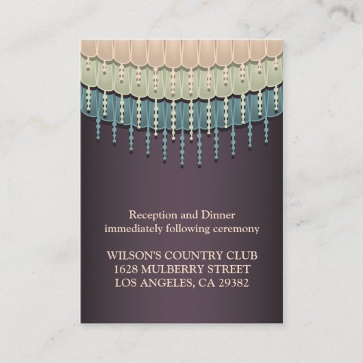 シャビーシックボヘミアンドライブ指示カード エンクロージャーカード (正面)