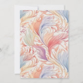 シャビーシックワイルドフラワー結婚式招待状 招待状 (裏面)