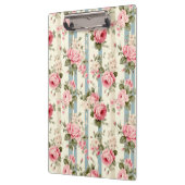 シャビーシックヴィンテージバラ クリップボード (左)