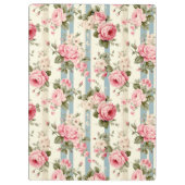 シャビーシックヴィンテージバラ クリップボード (裏面)