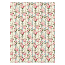 シャビーシックヴィンテージバラ テーブルクロス