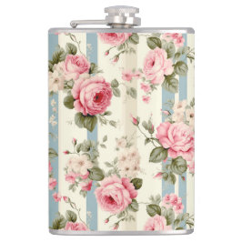 シャビーシックヴィンテージバラ フラスク